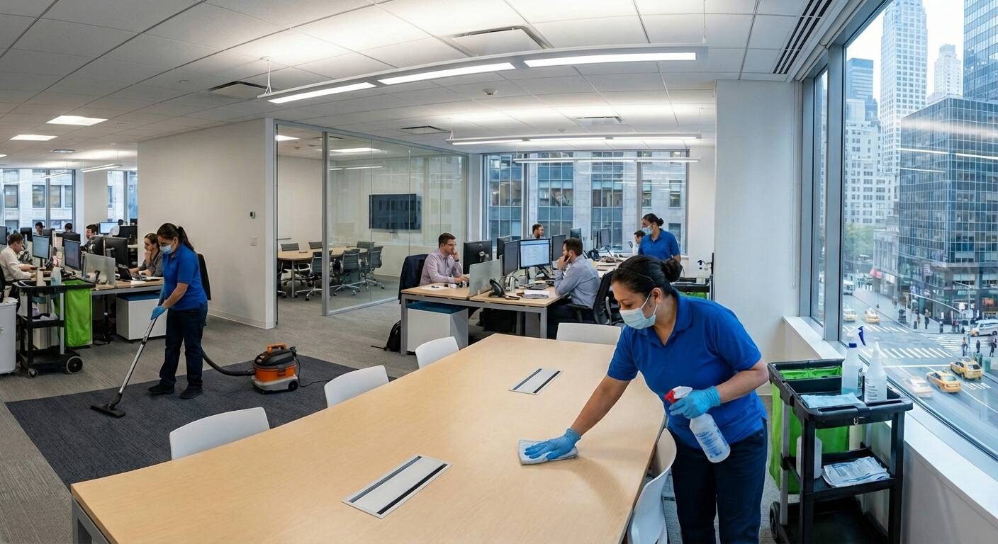Why NYC Businesses Rely on Professional Cleaning for Busy Workspaces
