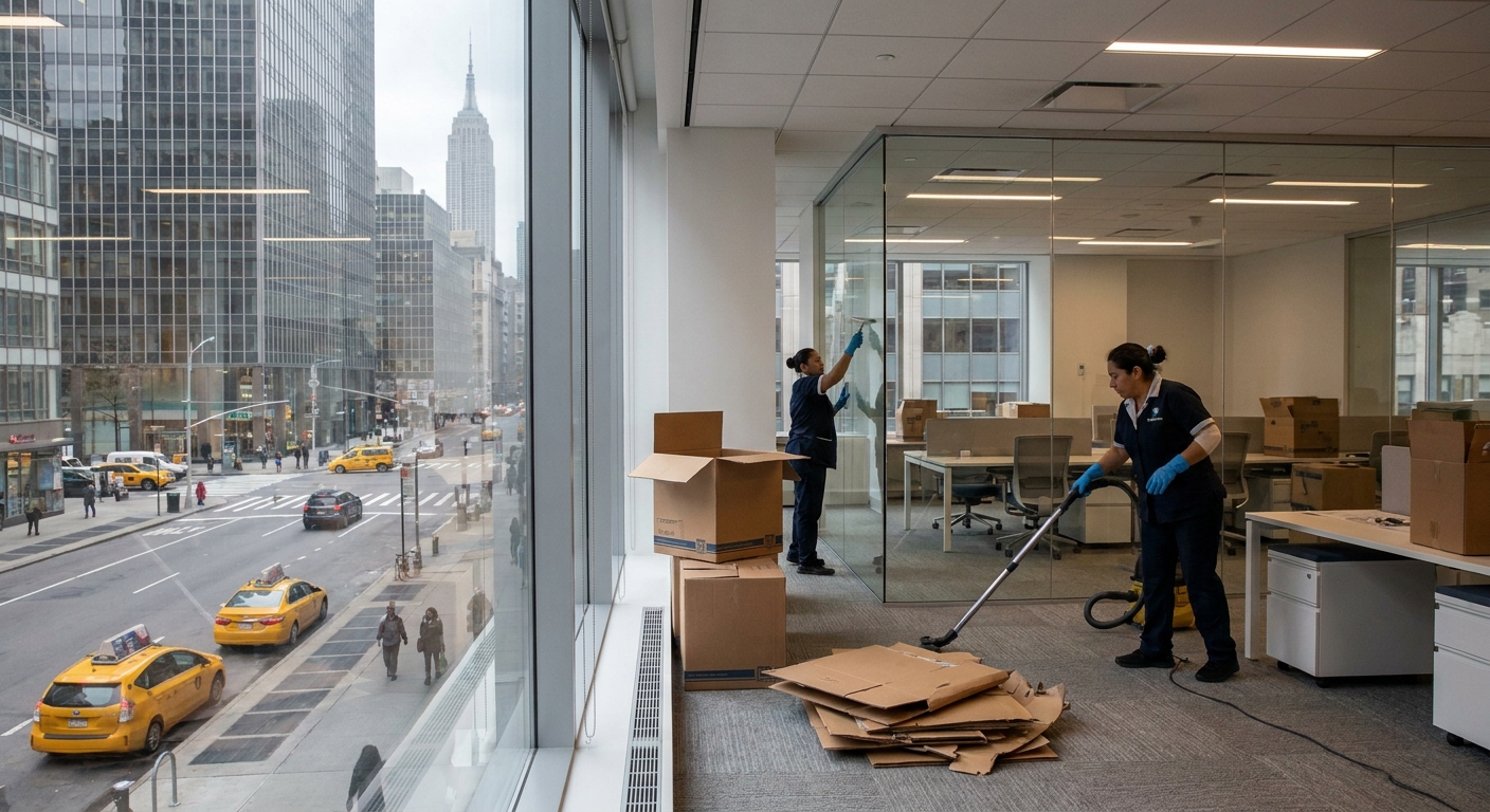 When Should You Clean Your New NYC Office After Moving?