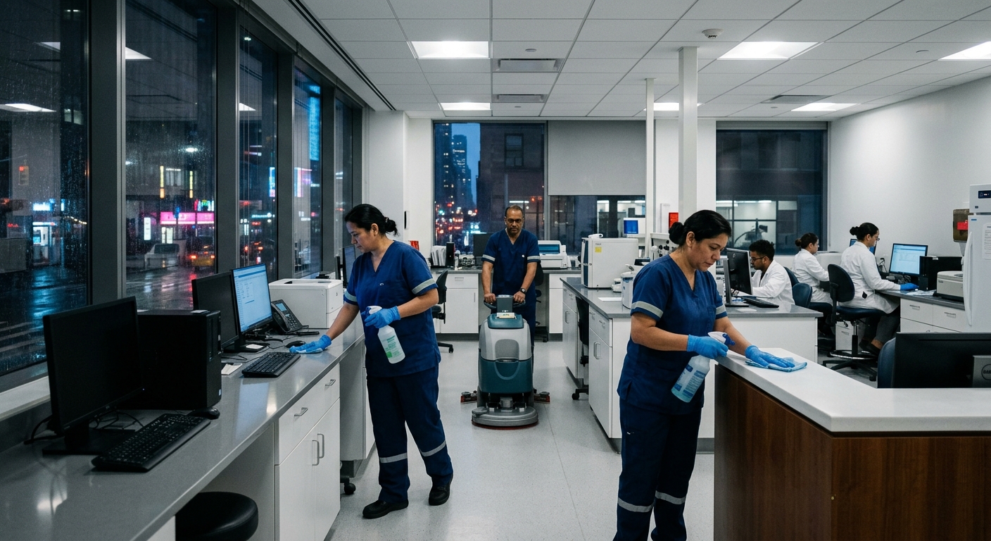 24/7 cleaning services for busy NYC businesses to maintain cleanliness during continuous operations