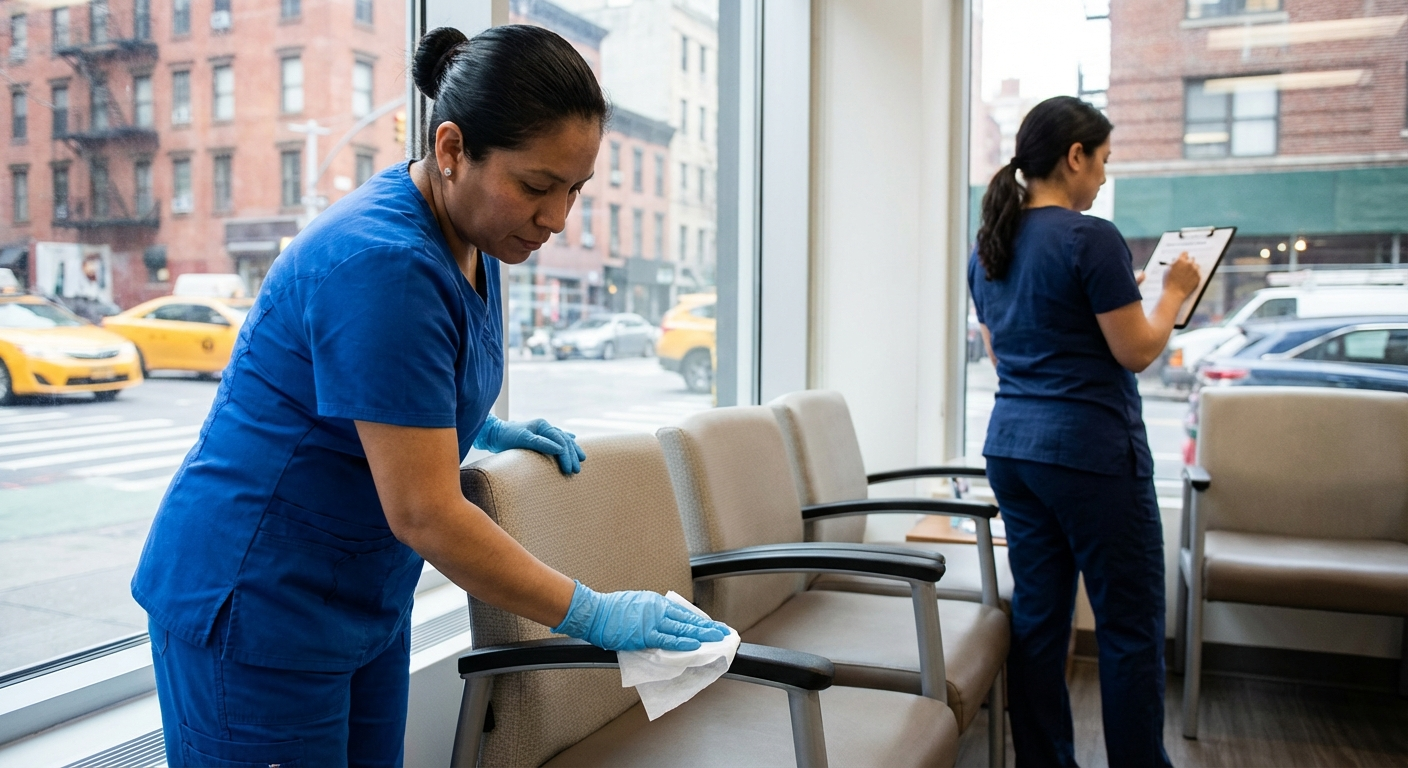 Medical facility cleaning in NYC meeting high standards